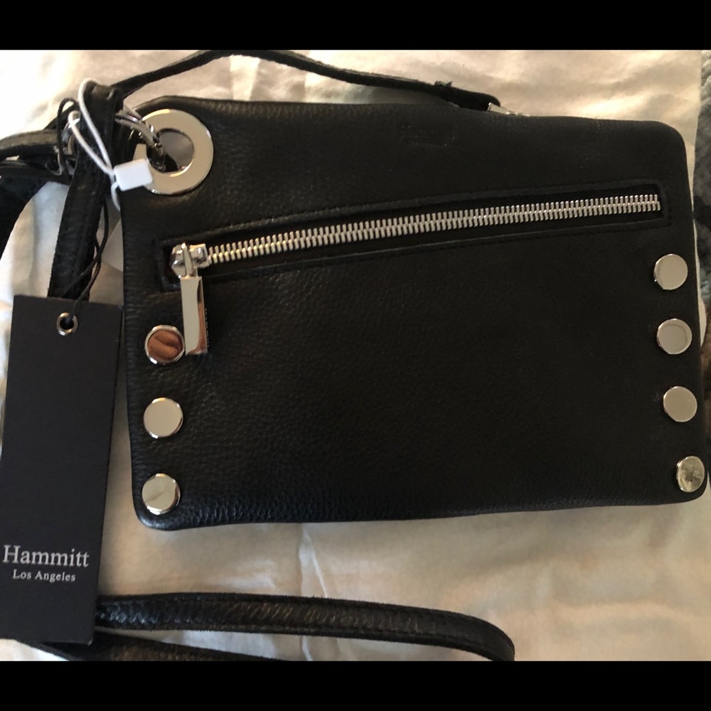 Hammett small leather crossbody/clutch bag
